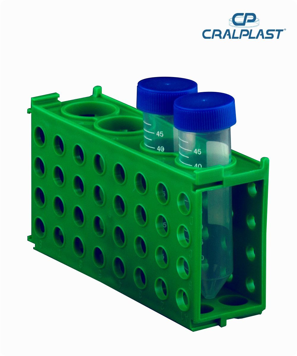 Estante 4 faces retangular verde